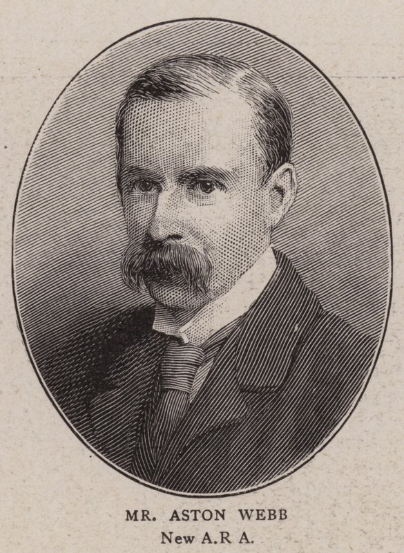 Bay Aston Webb (gravür) by English School