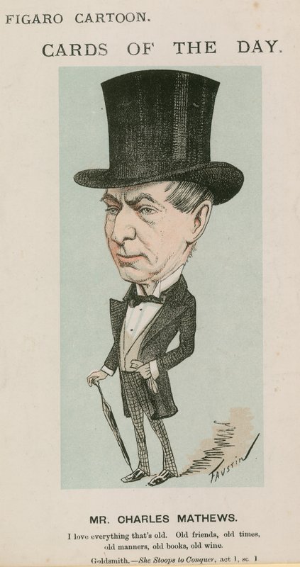 Bay Charles Mathews, çizgi film by English School
