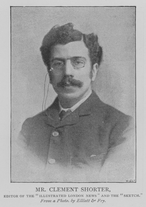 Bay Clement Shorter, "Illustrated London News" ve "Sketch" (gravür) editörü by English School