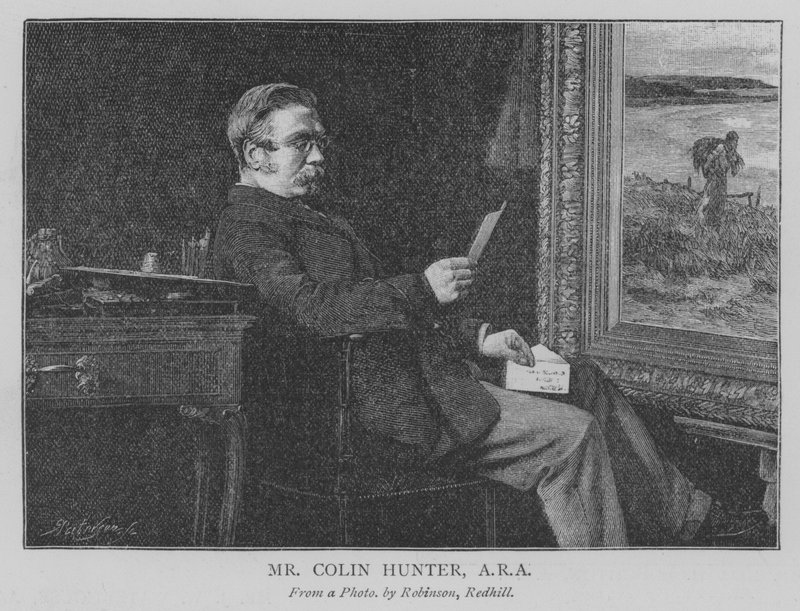 Bay Colin Hunter, ARA (gravür) by English School