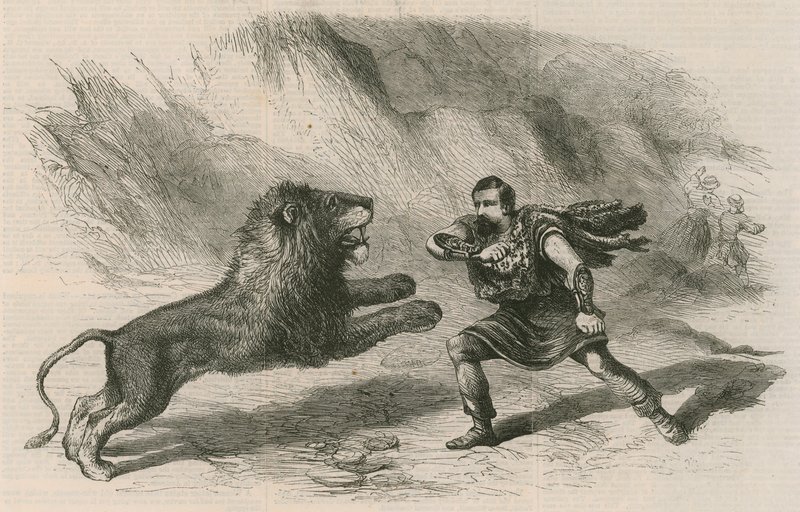 Aslan terbiyecisi Bay Crockett, Londra