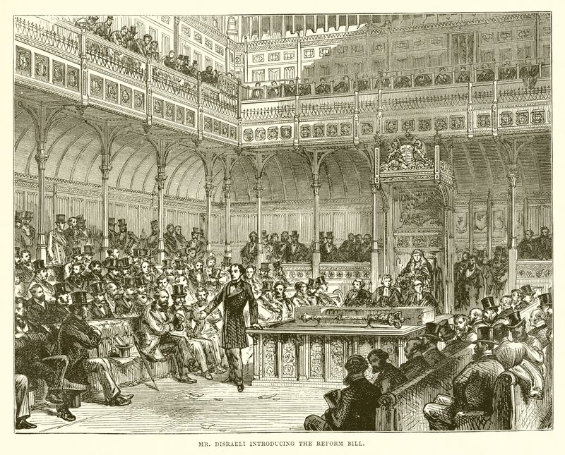 Bay Disraeli Reform Yasasını tanıtıyor by English School