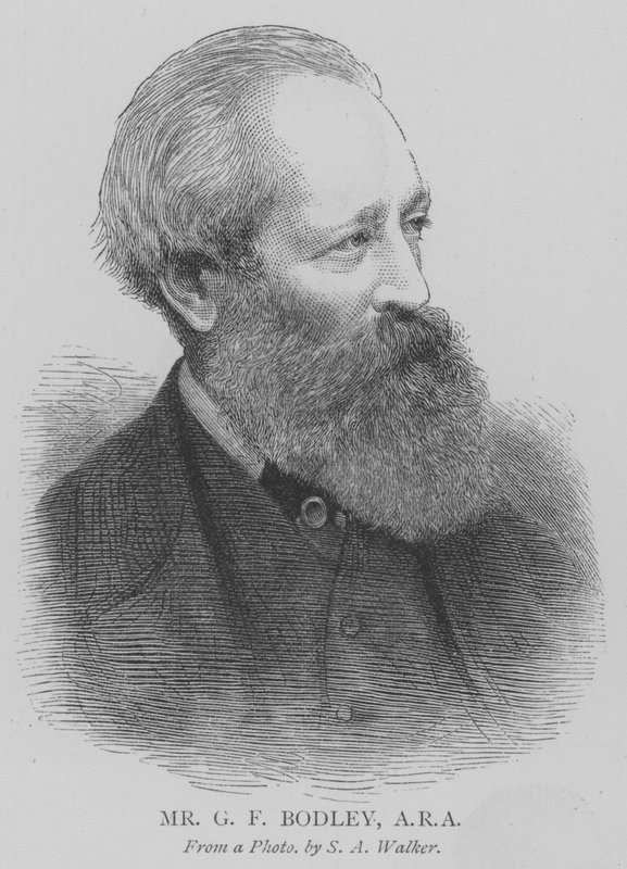 Bay GF Bodley, ARA (gravür) by English School