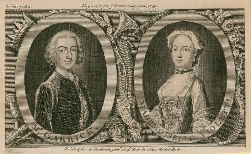 Bay Garrick ve Matmazel Violetti (Eva Marie Veigel) by English School