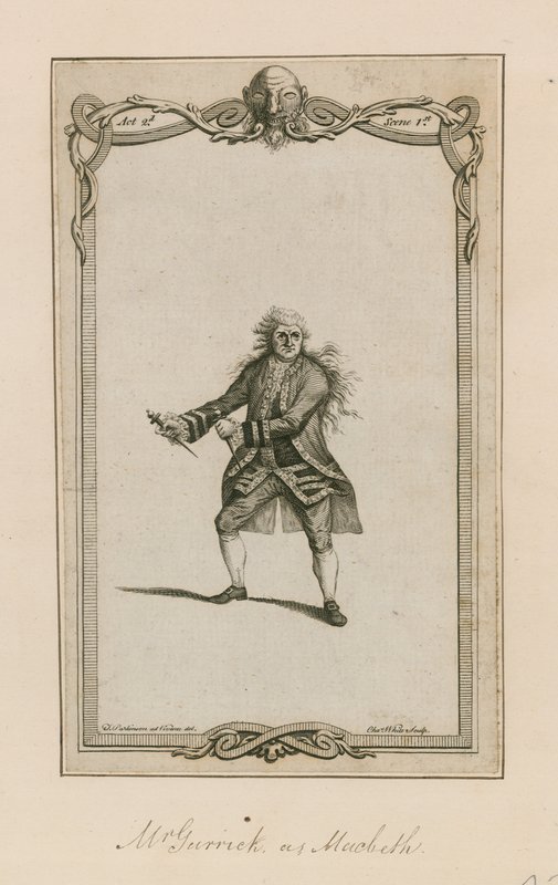 Bay Garrick Macbeth olarak by English School