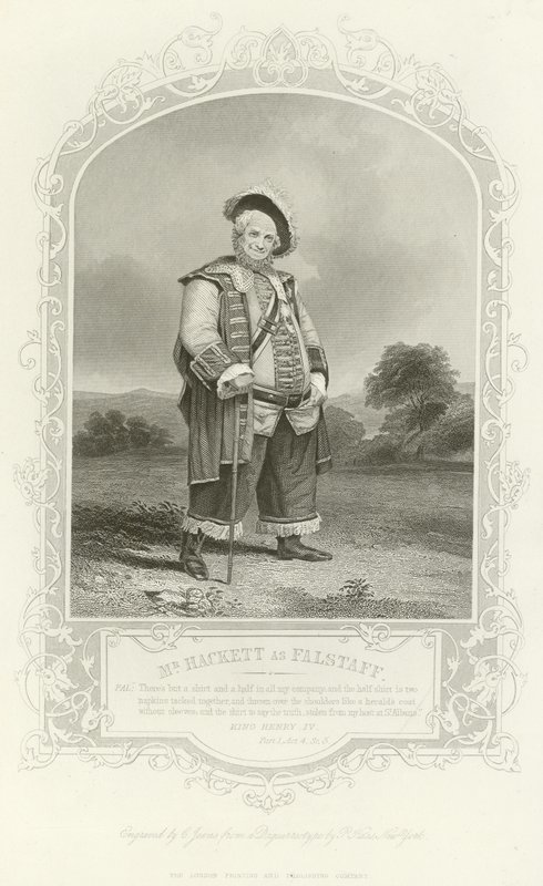 Bay Hackett Falstaff, Kral IV. Henry, Bölüm I olarak by English School