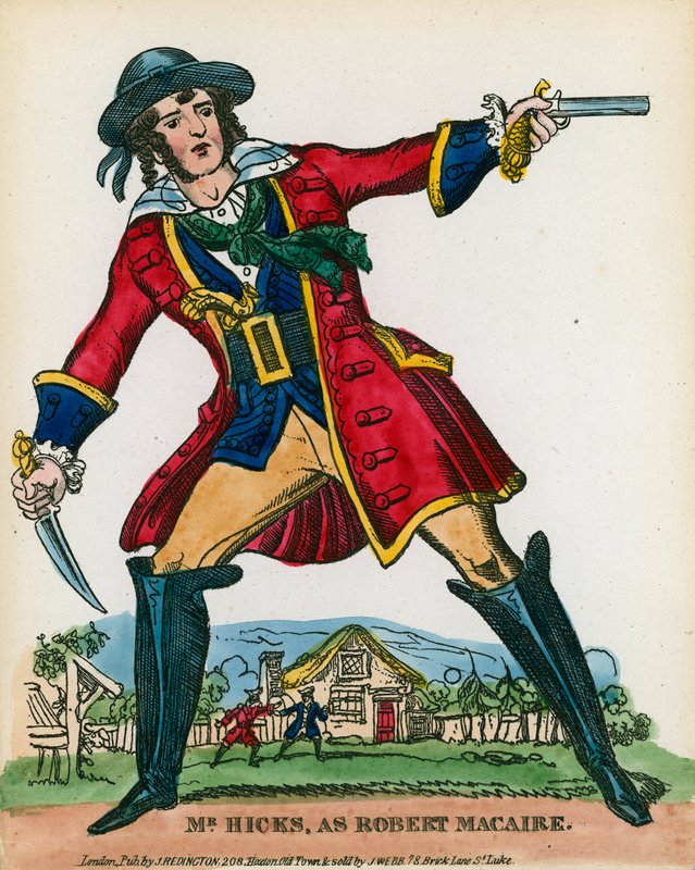 Bay Hicks Robert Macaire olarak by English School