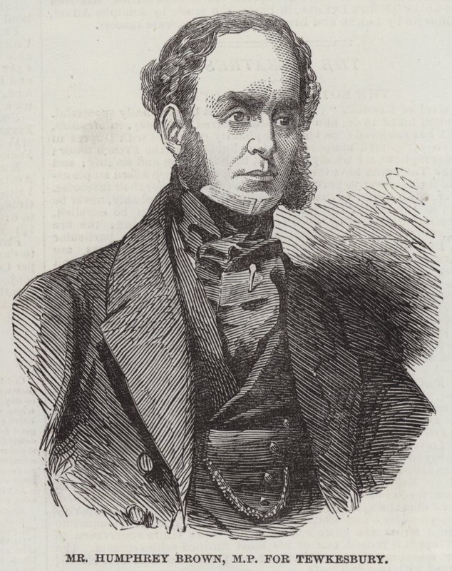 Bay Humphrey Brown, Tewkesbury Milletvekili (gravür) by English School