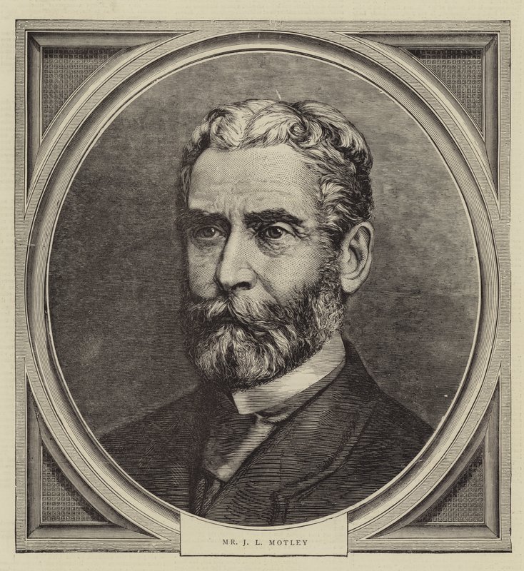 Bay JL Motley (gravür) by English School