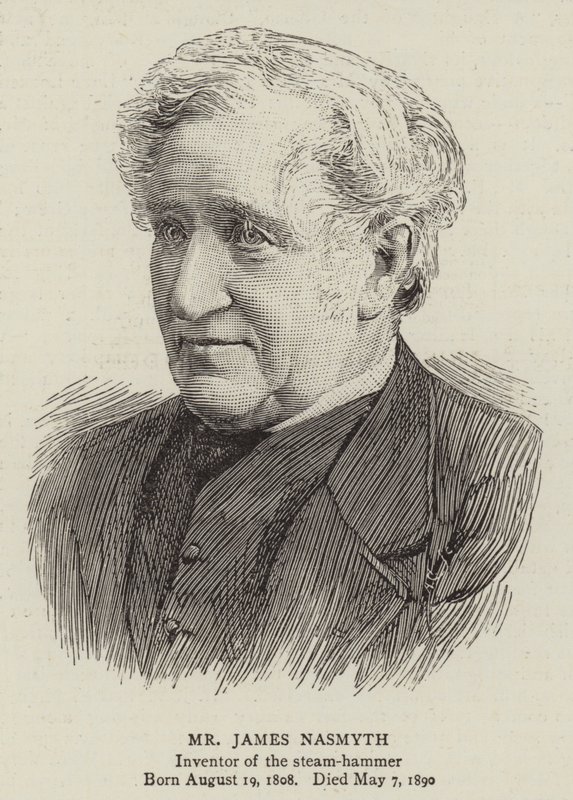 Bay James Nasmyth (gravür) by English School