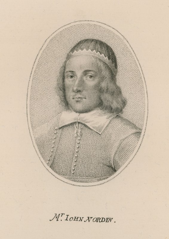 Bay John Norden, haritacı by English School