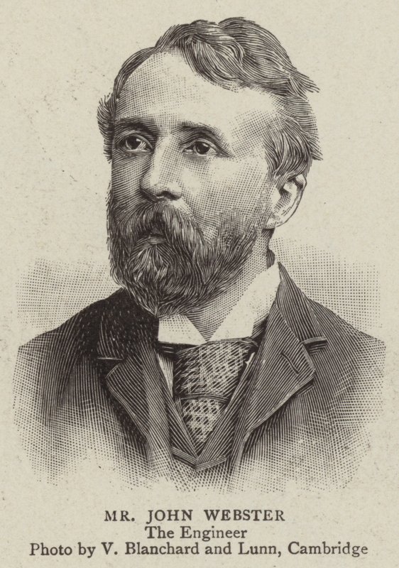 Bay John Webster (gravür) by English School