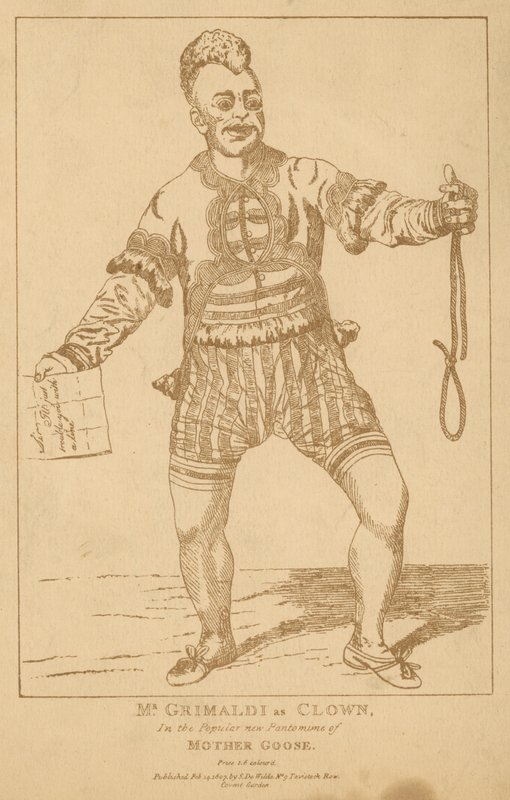 Bay Joseph Grimaldi popüler pandomim Anne Kaz