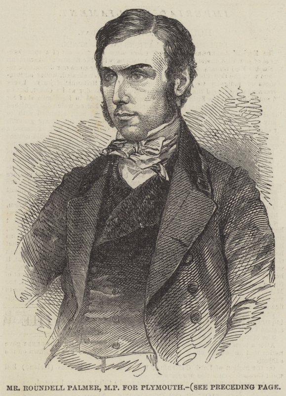 Bay Roundell Palmer, Plymouth Milletvekili (gravür) by English School