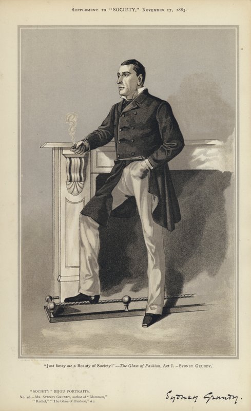 Bay Sydney Grundy (renkli taş) by English School