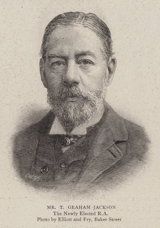 Bay T Graham Jackson (gravür) by English School