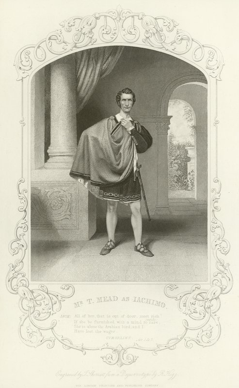 Bay T Mead Iachimo, Cymbeline, Perde I, Sahne VII olarak by English School