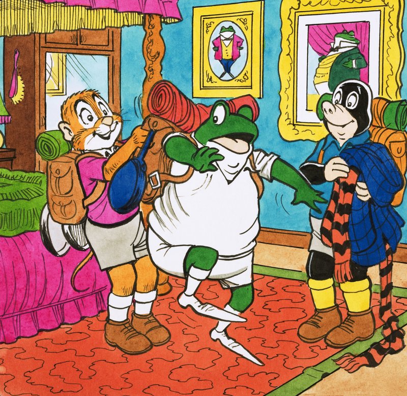 Bay Toad yürüyüşe hazırlanıyor by English School