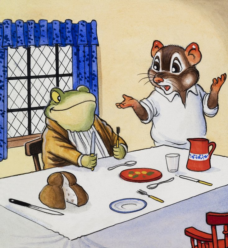 Bay Toad yemeğini bekliyor by English School