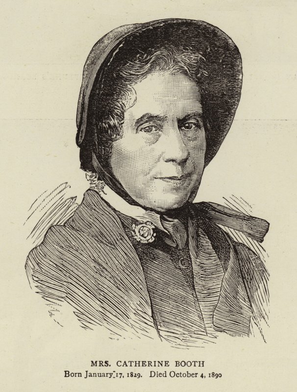 Bayan Catherine Booth (gravür) by English School