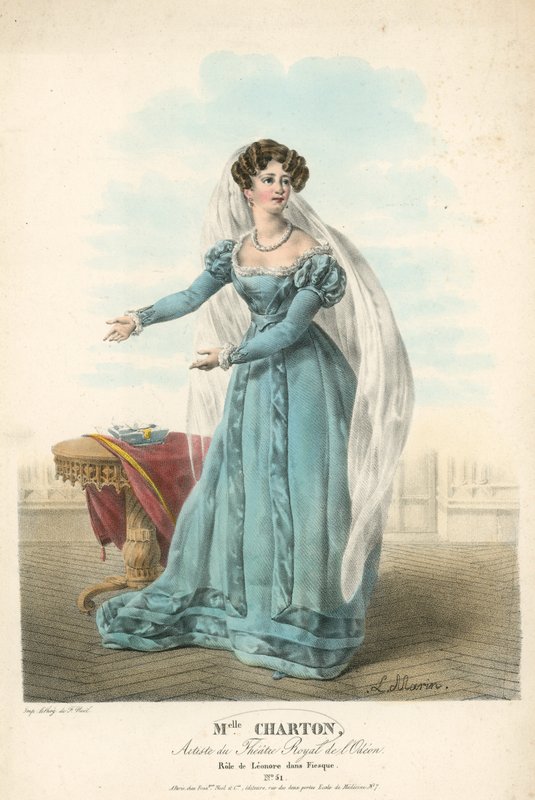 Bayan Charton, artiste du Theatre Royal de lOdeon, Fiesque