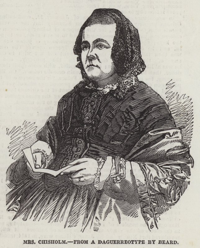 Bayan Chisholm (gravür) by English School