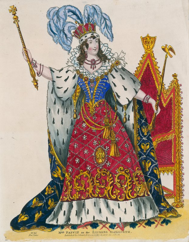 Bayan Faucit İmparatoriçe Elizabeth olarak by English School