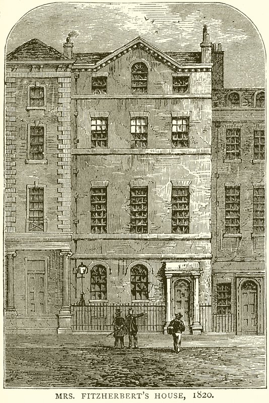 Bayan Fitzherberts Evi, 1820 by English School