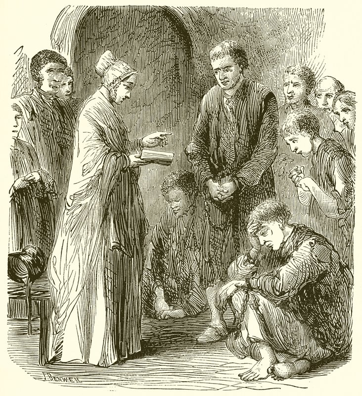Bayan Fry, Mahkumları Ziyaret Ediyor by English School
