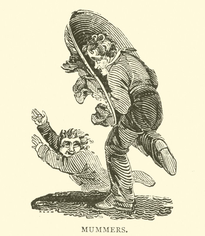 Mumyalar (tahta baskı) by English School