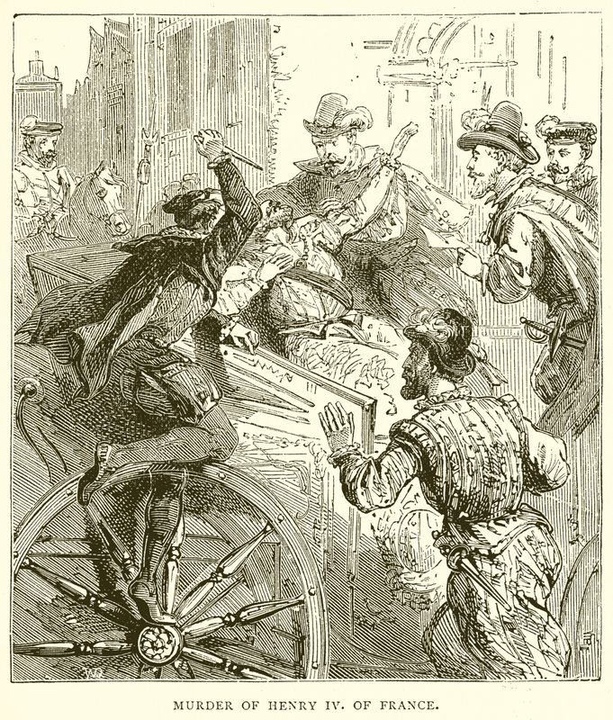Fransa Kralı IV. Henry'nin öldürülmesi by English School