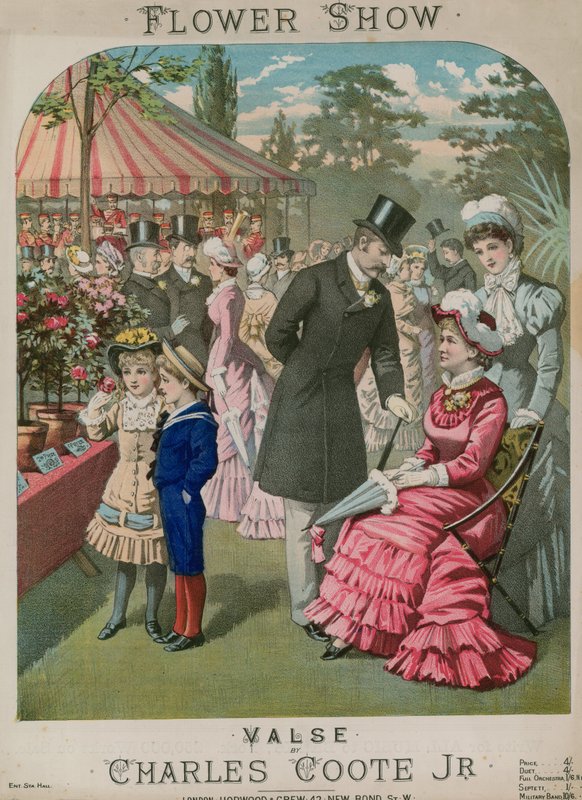 Charles Coote Jr tarafından bir vals olan Flower Show için müzikal puan by English School