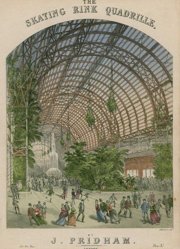 J Pridham'dan The Skating Rink Quadrille için müzikal skor by English School