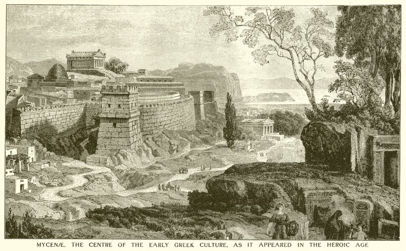 Mycenae, Erken Yunan Kültürünün Merkezi, Kahramanlık Çağı