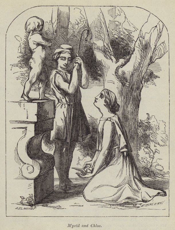 Myrtil ve Chloe (gravür) by English School