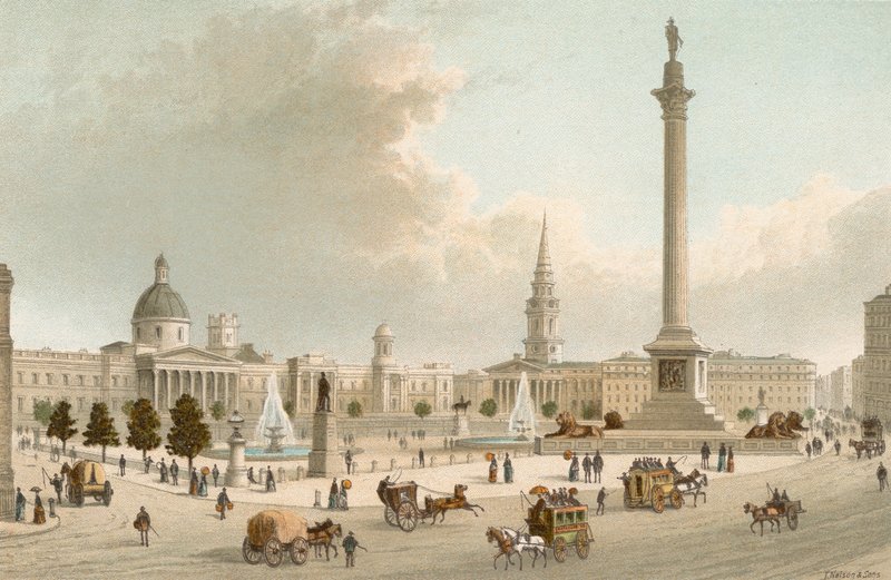 Ulusal Galeri--Trafalgar Meydanı by English School