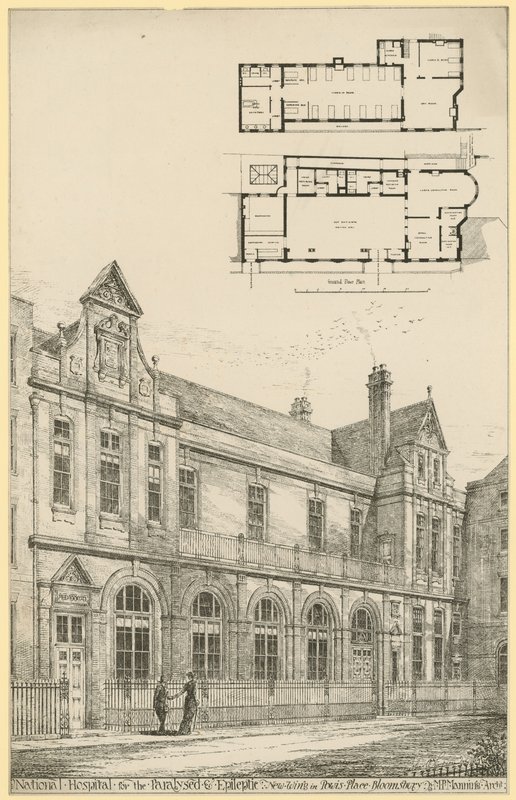 Ulusal Felçli ve Epileptik Hastanesi: Powis Place, Bloomsbury