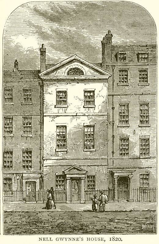 Nell Gwynnes Evi, 1820 by English School