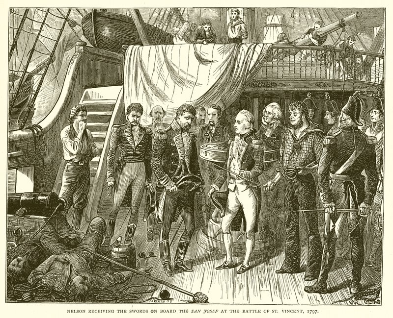 Nelson 1797 St. Vincent, Savaşı
