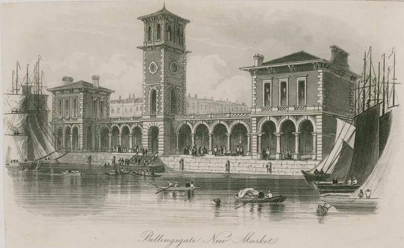 Yeni Billingsgate Pazarı by English School