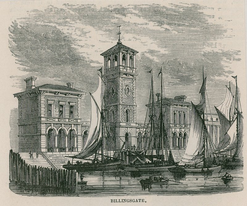 Yeni Billingsgate Pazarı by English School