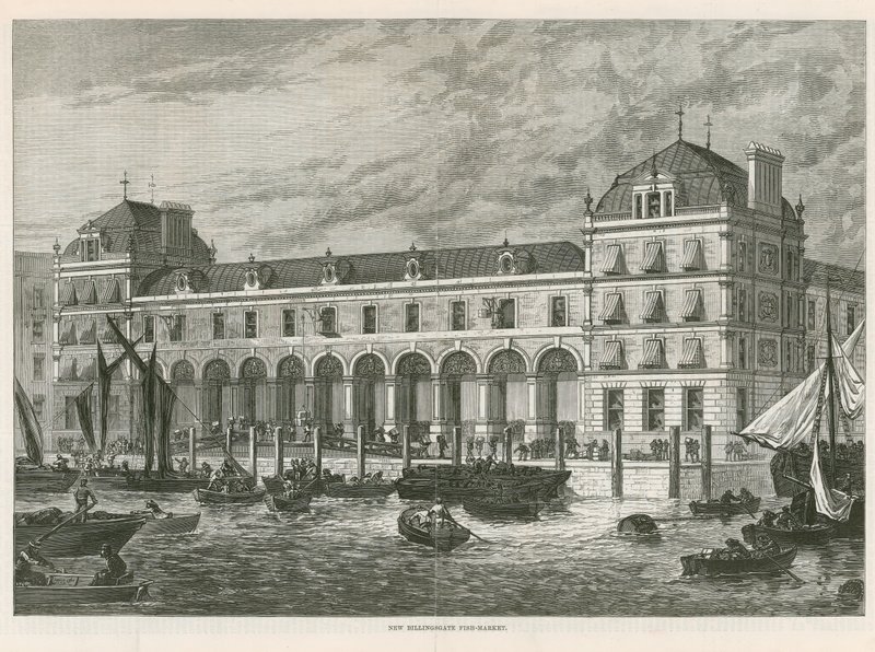 Yeni Billingsgate Pazarı by English School