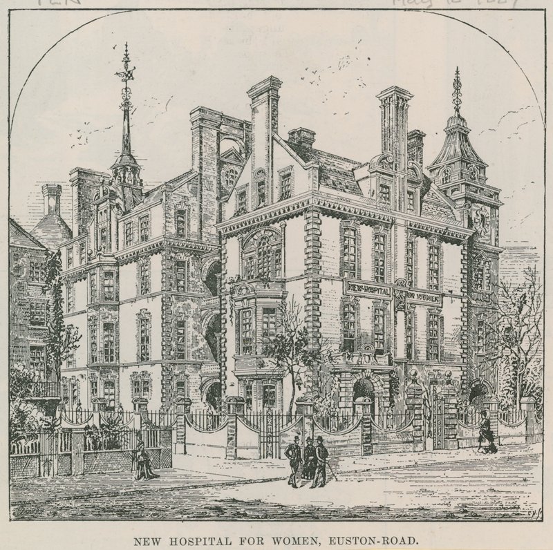 Kadınlar için Yeni Hastane, Euston Road, Londra by English School