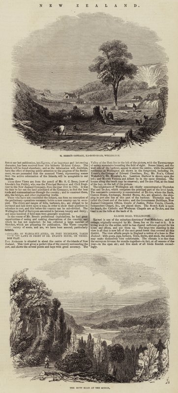 Yeni Zelanda (gravür) by English School