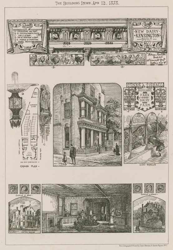 Yeni mandıra, Kensington, 1777