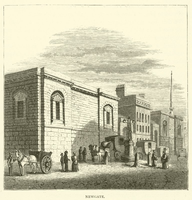 Newgate (gravür) by English School