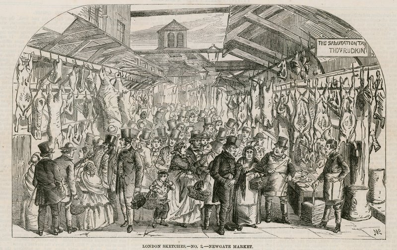 Newgate pazarı by English School
