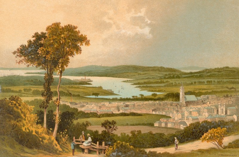 Newport--Wight Adası by English School