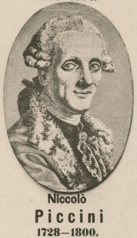 Niccolo Piccini (gravür) by English School