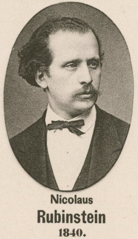Nicolaus Rubinstein (gravür) by English School